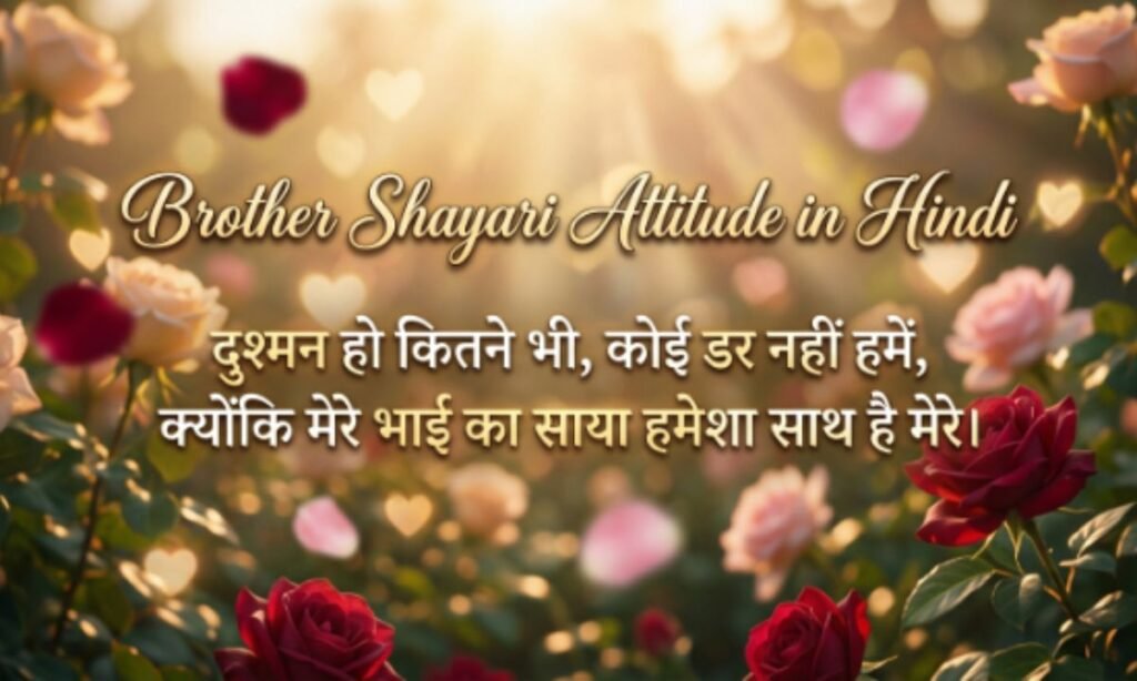 Brother Shayari Attitude