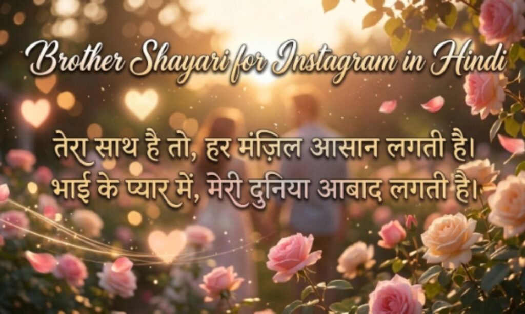 Brother Shayari for Instagram