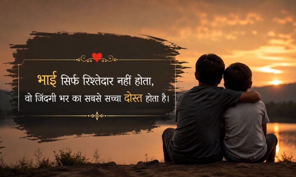 Brother Shayari in Hindi