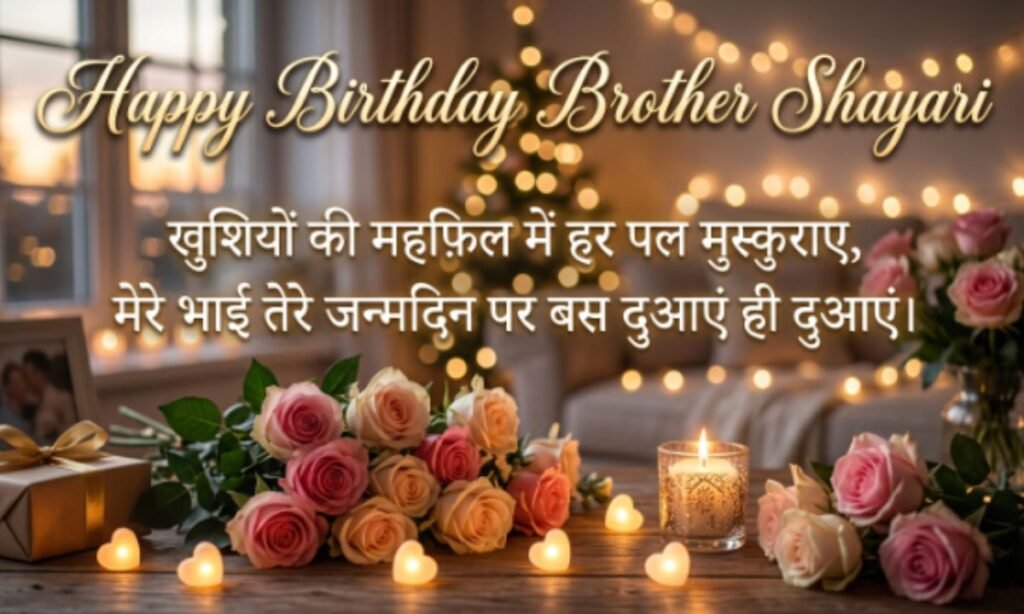 Happy Birthday Brother Shayari