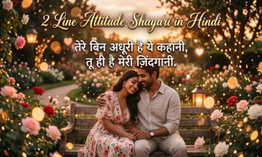 2 Line Attitude Shayari in Hindi