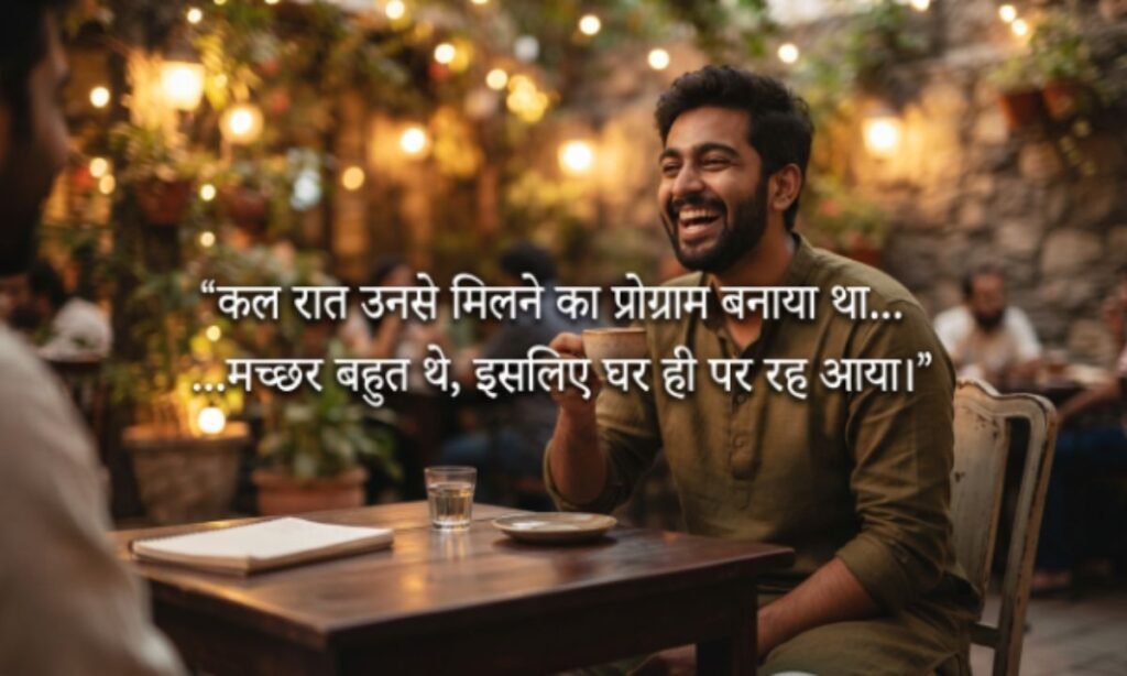 2 Line Funny Shayari in Hindi