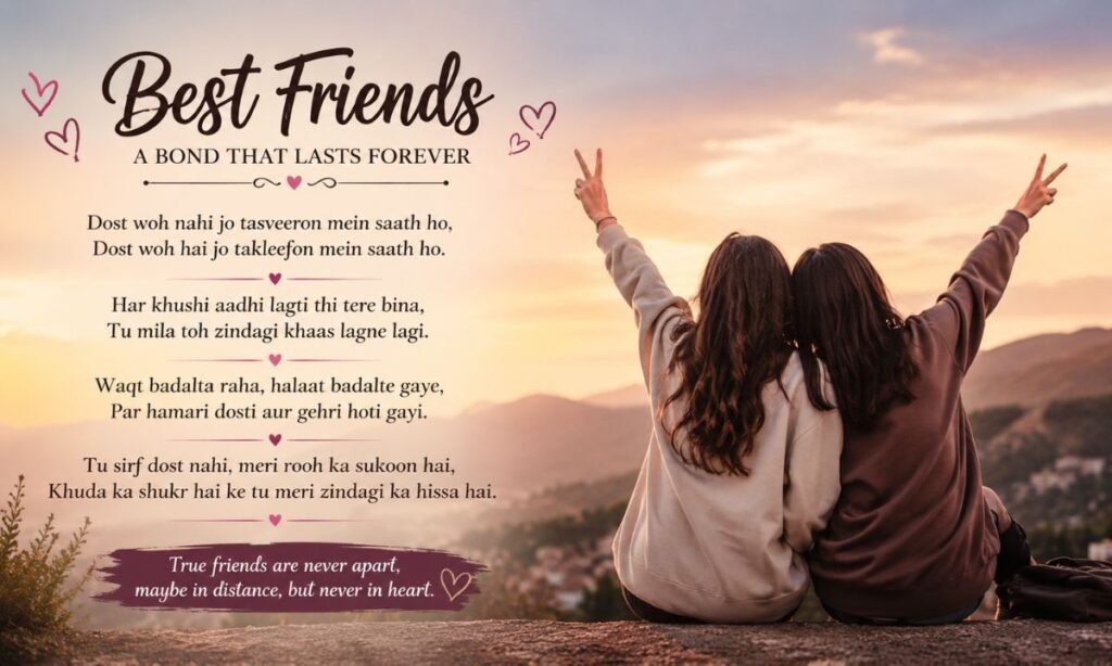 Best friend Poetry in English