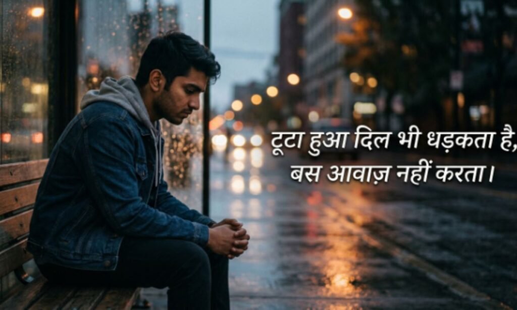 Broken Heart shayari boy