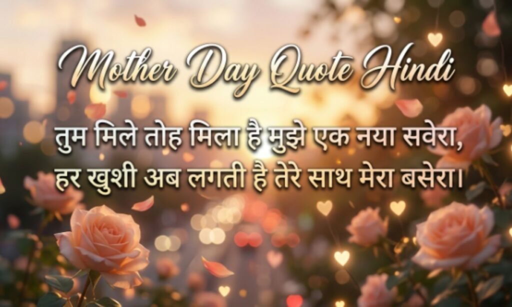 Mother Day Quote Hindi