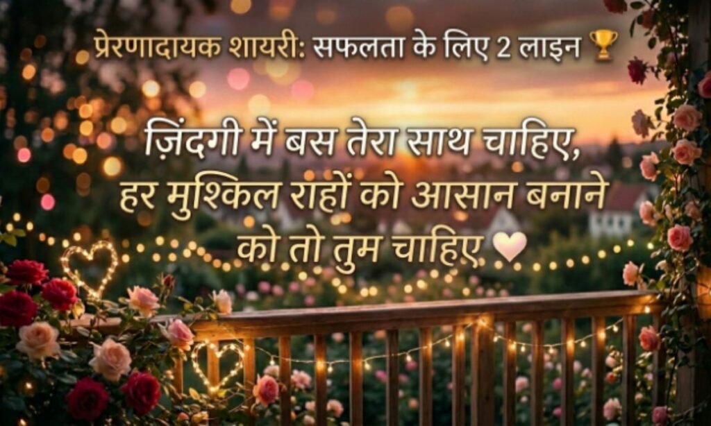 Motivational Shayari 2 Lines For Success