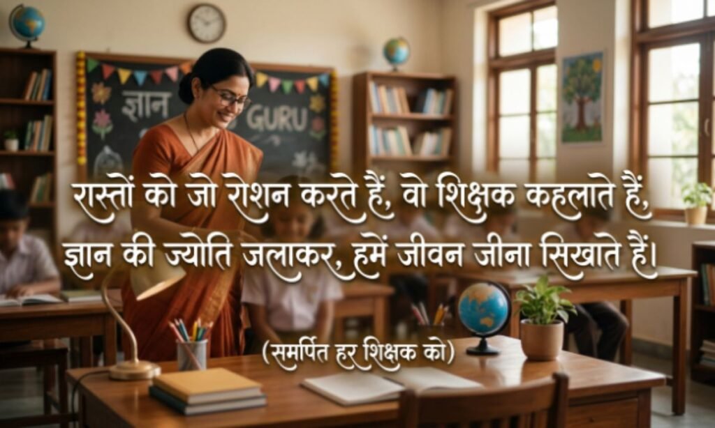 Motivational Shayari On Teacher 2 Lines