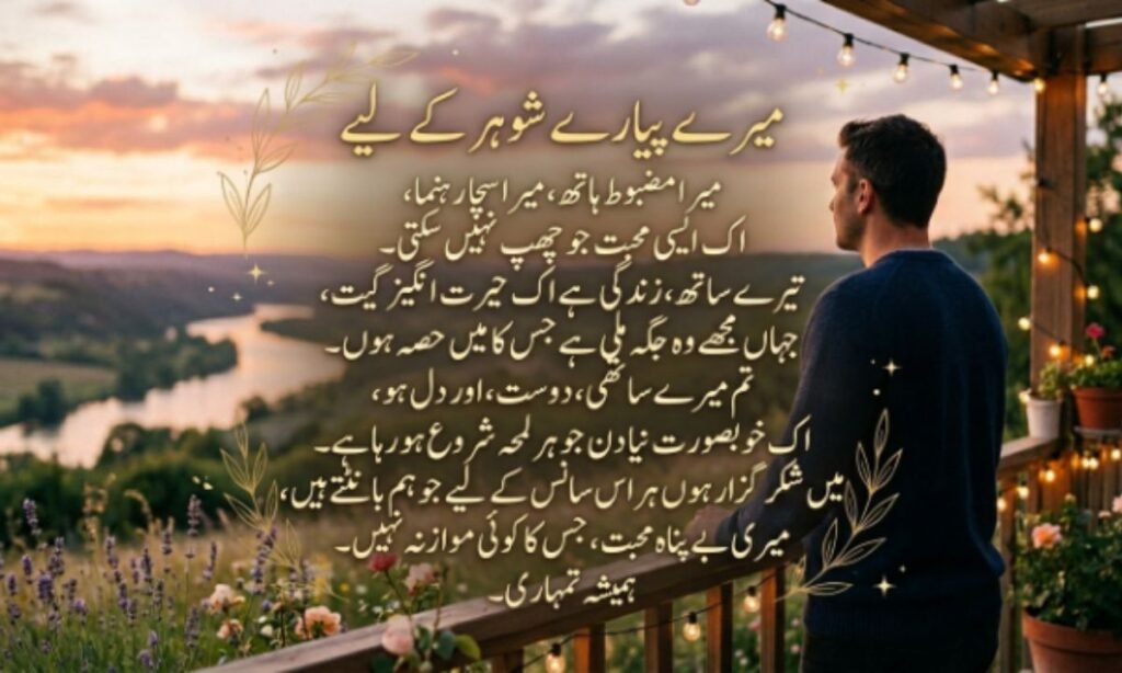Romantic Poetry For husband
