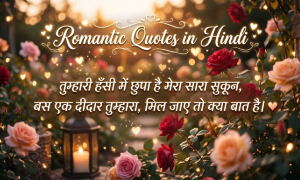 Romantic Quotes in Hindi