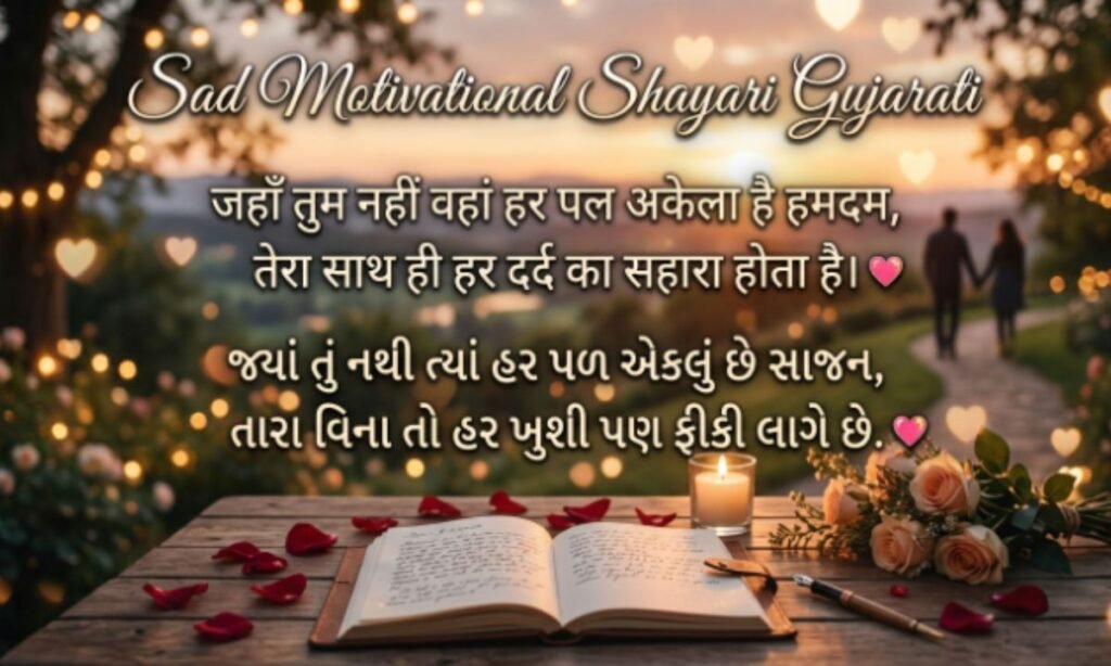 Sad Motivational Shayari Gujarati
