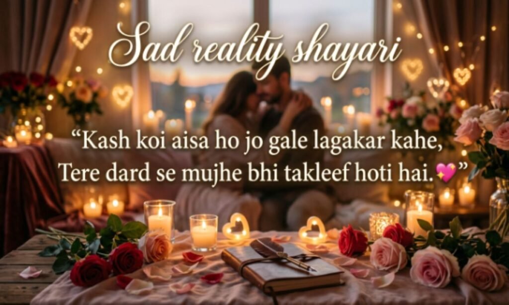 Sad reality shayari