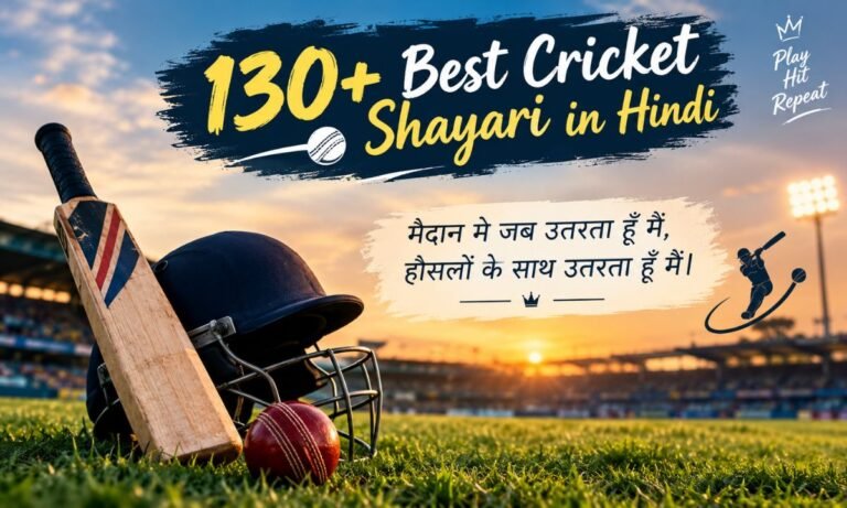130+ Best Cricket Shayari in Hindi