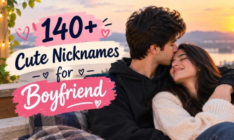 140+ Cute Nicknames for Boyfriend