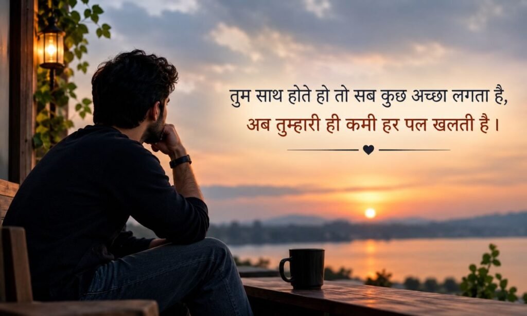 2 Line Shayari For Husband Sad in Hindi