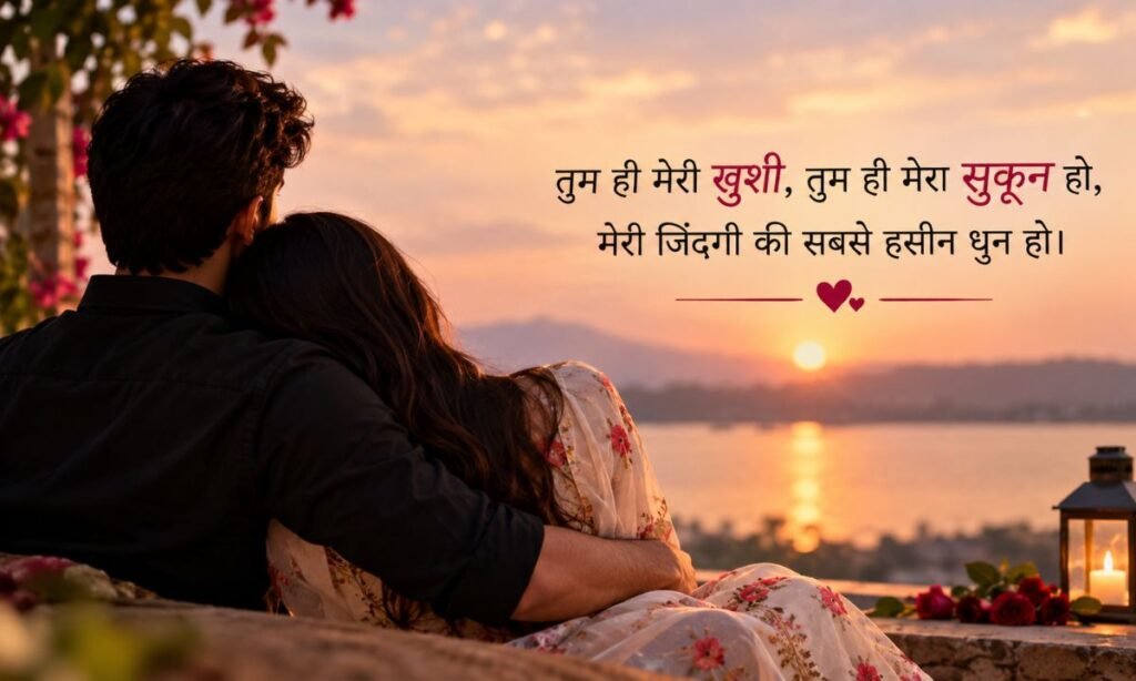 2-line Love Shayari in Hindi for Wife