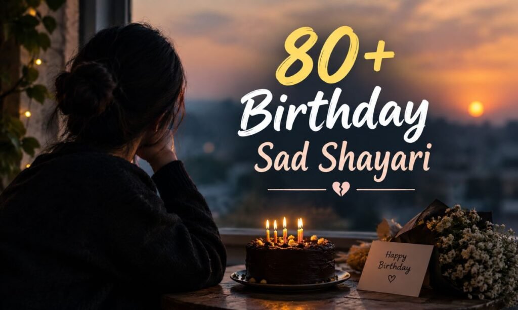 80+ Birthday Sad Shayari