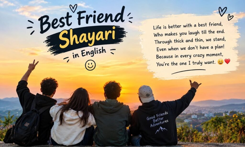 Best Friend Shayari in English Funny