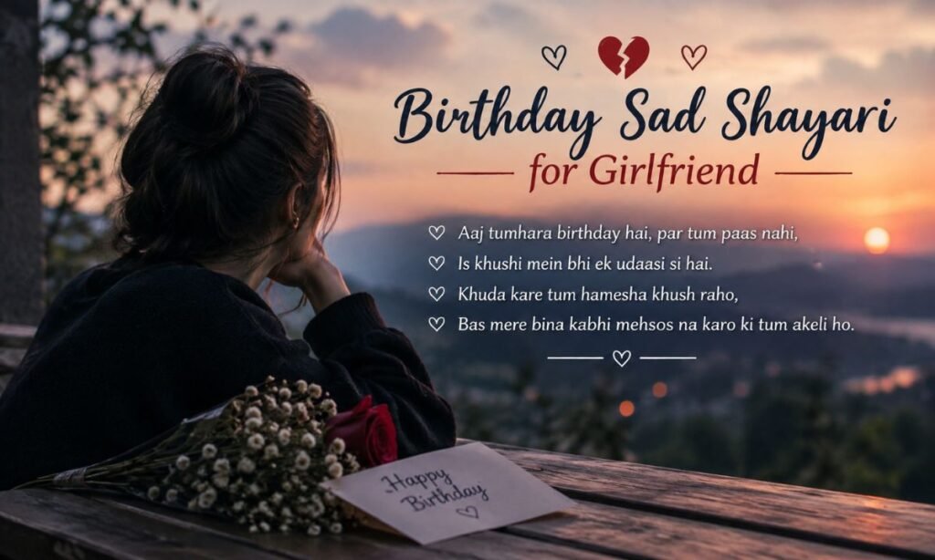 Birthday Sad Shayari for Girlfriend