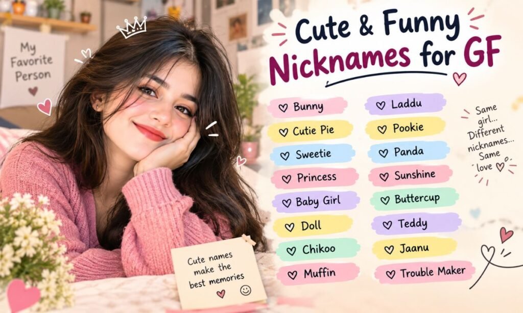 Cute & Funny Nicknames for GF