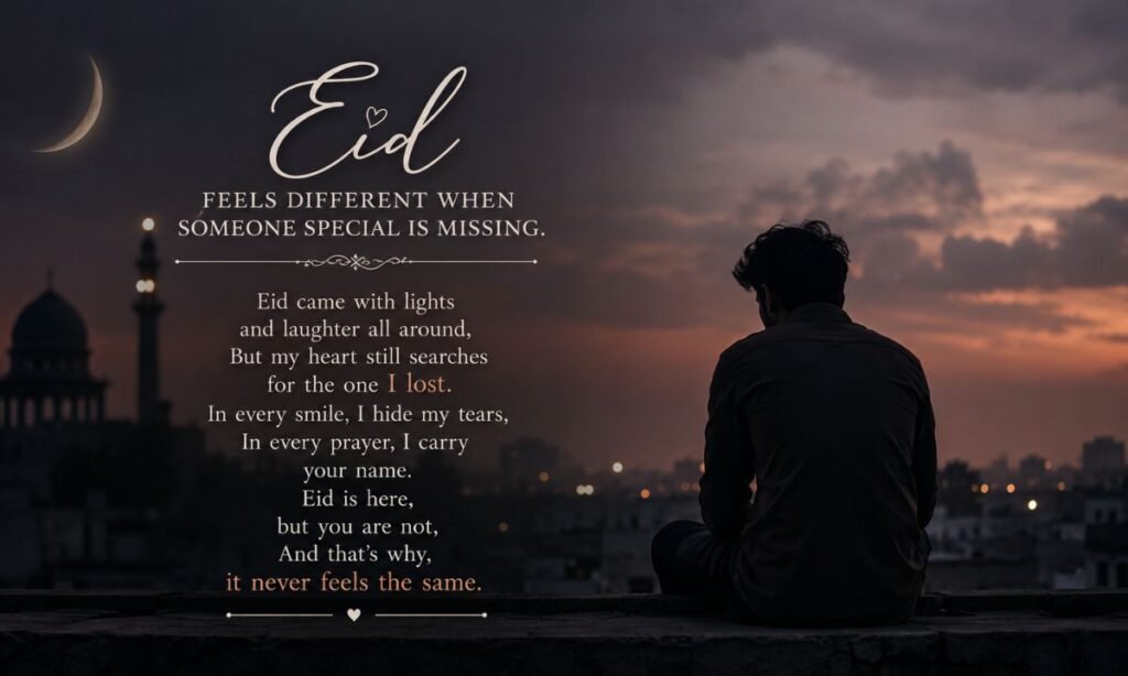 Eid Sad Poetry in English