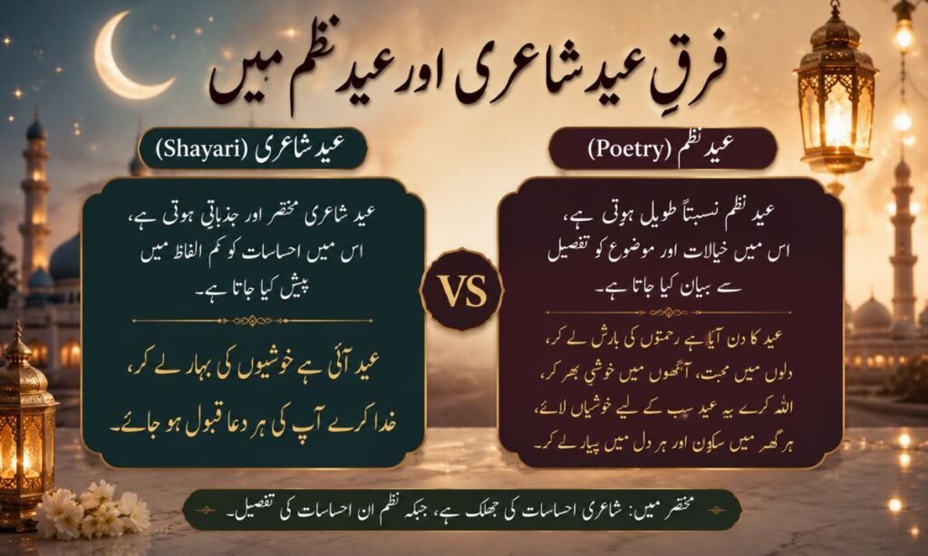 Eid Shayari and Eid Poetry