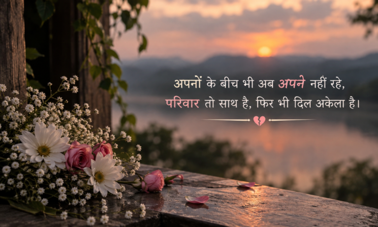 Family Sad Shayari in Hindi