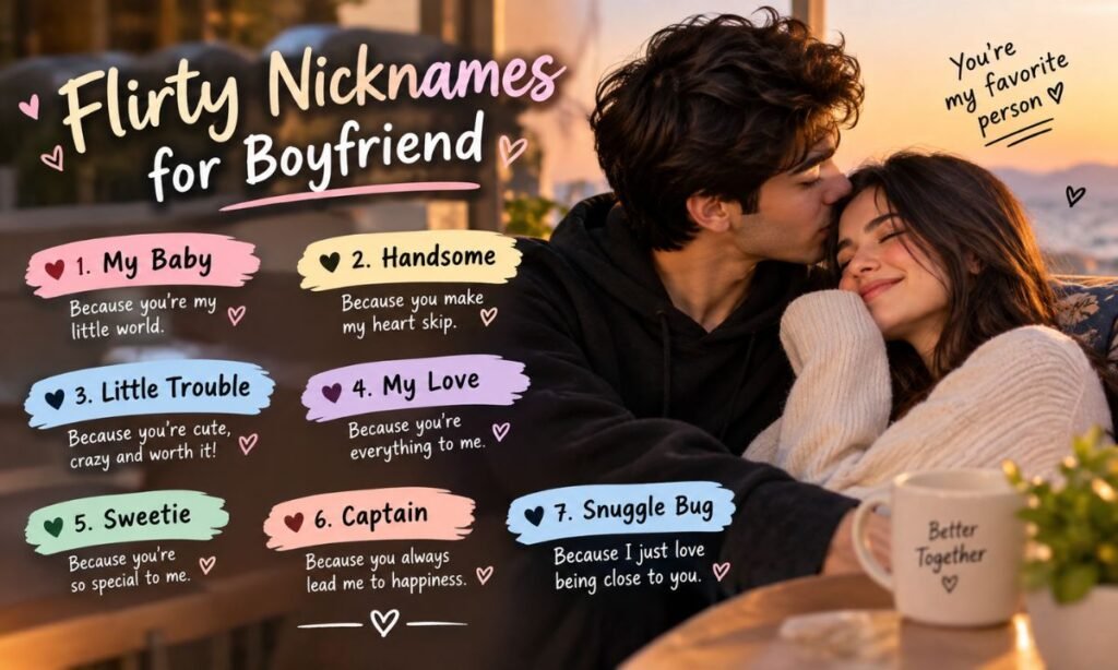 Flirty Nicknames for Boyfriend