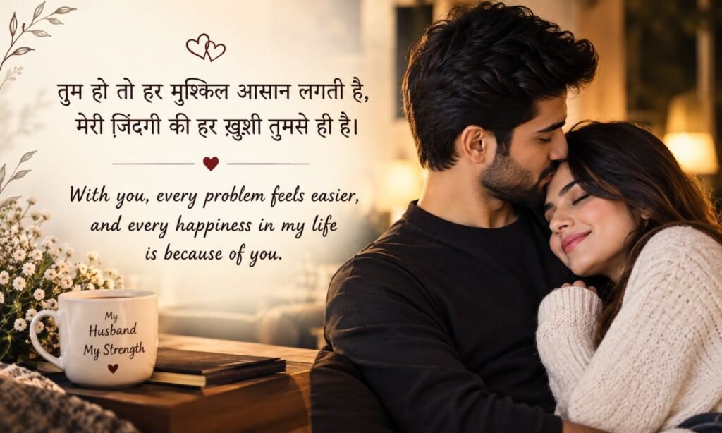 Love Shayari for Husband in Hindi English