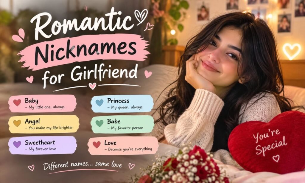 Romantic Nicknames for Girlfriend