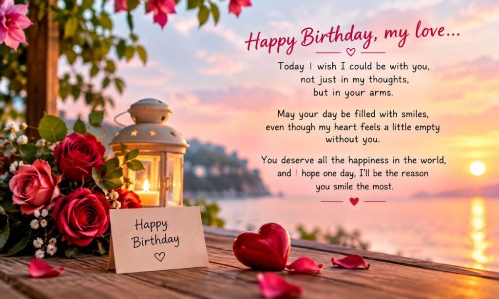 Sad Birthday Wishes for Lover