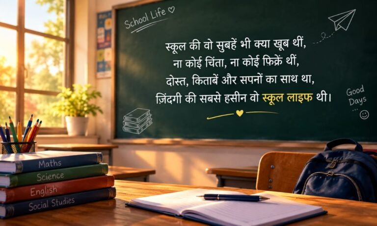 School Life Shayari