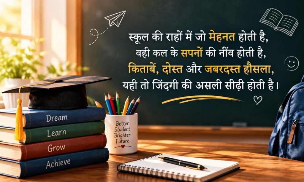 School shayari for students
