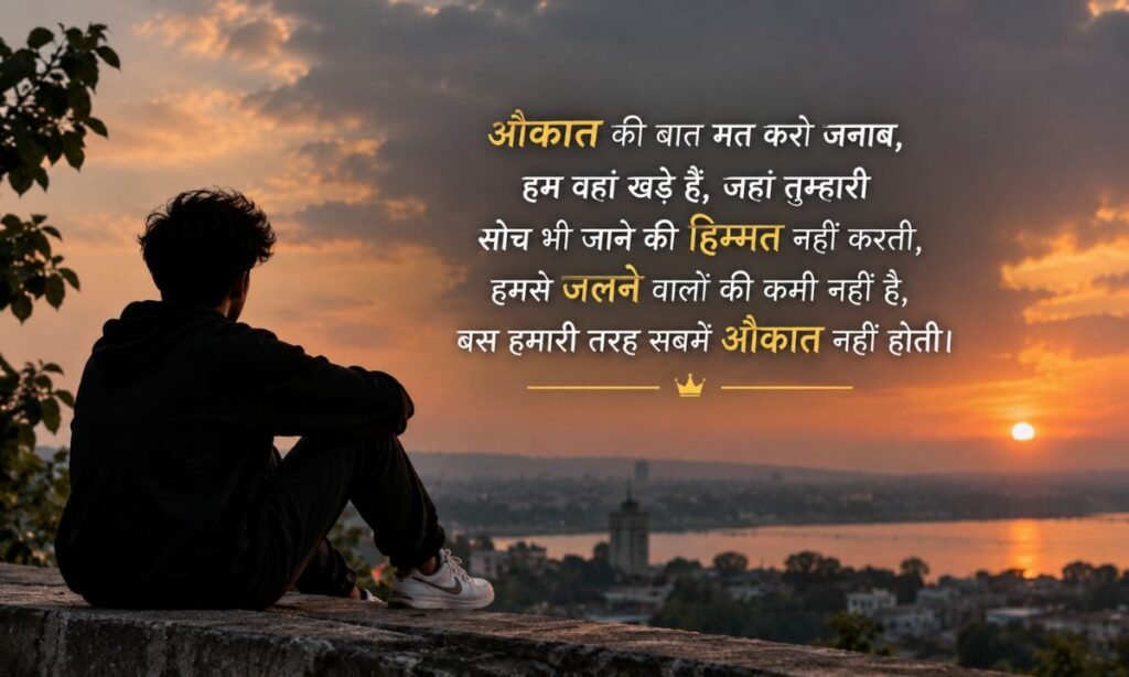 Aukat Ki Shayari Attitude