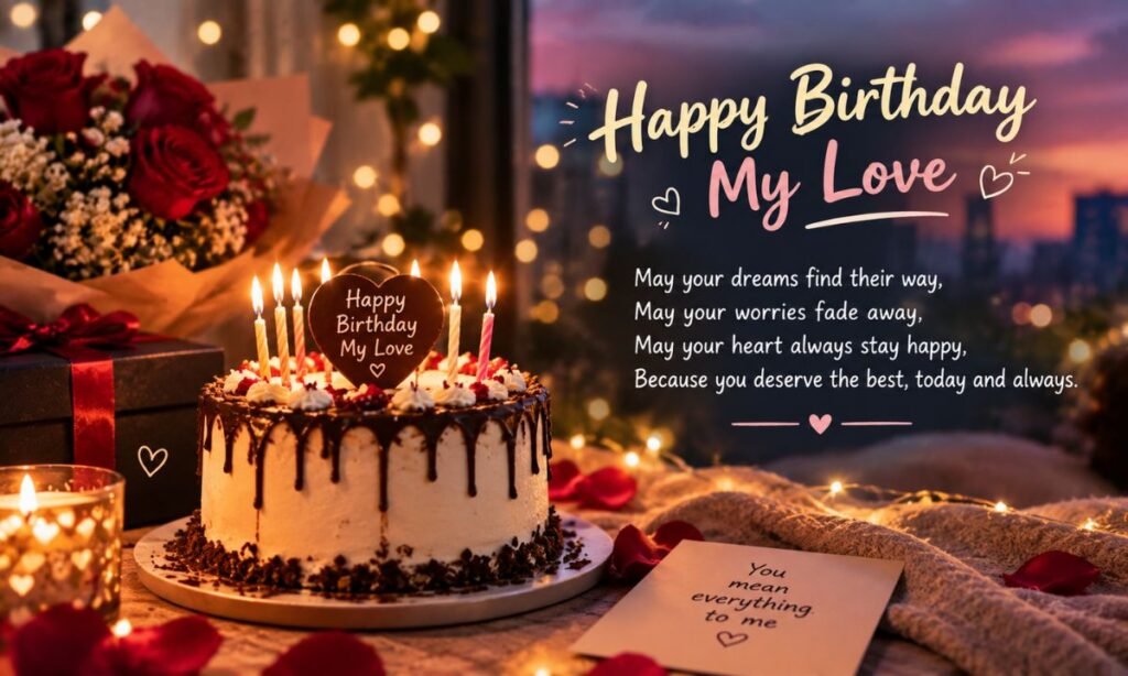 Happy Birthday My Love Shayari in English
