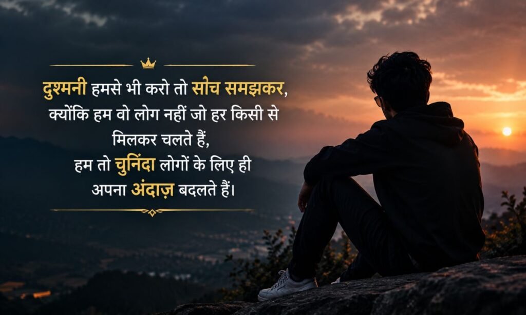 Killer Attitude Dushmani Shayari