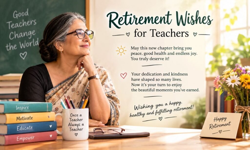 Retirement Wishes for Teachers