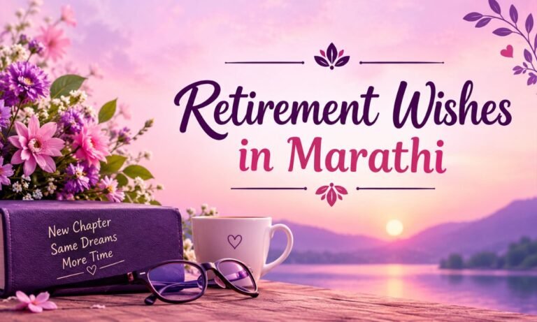 Retirement Wishes in Marathi
